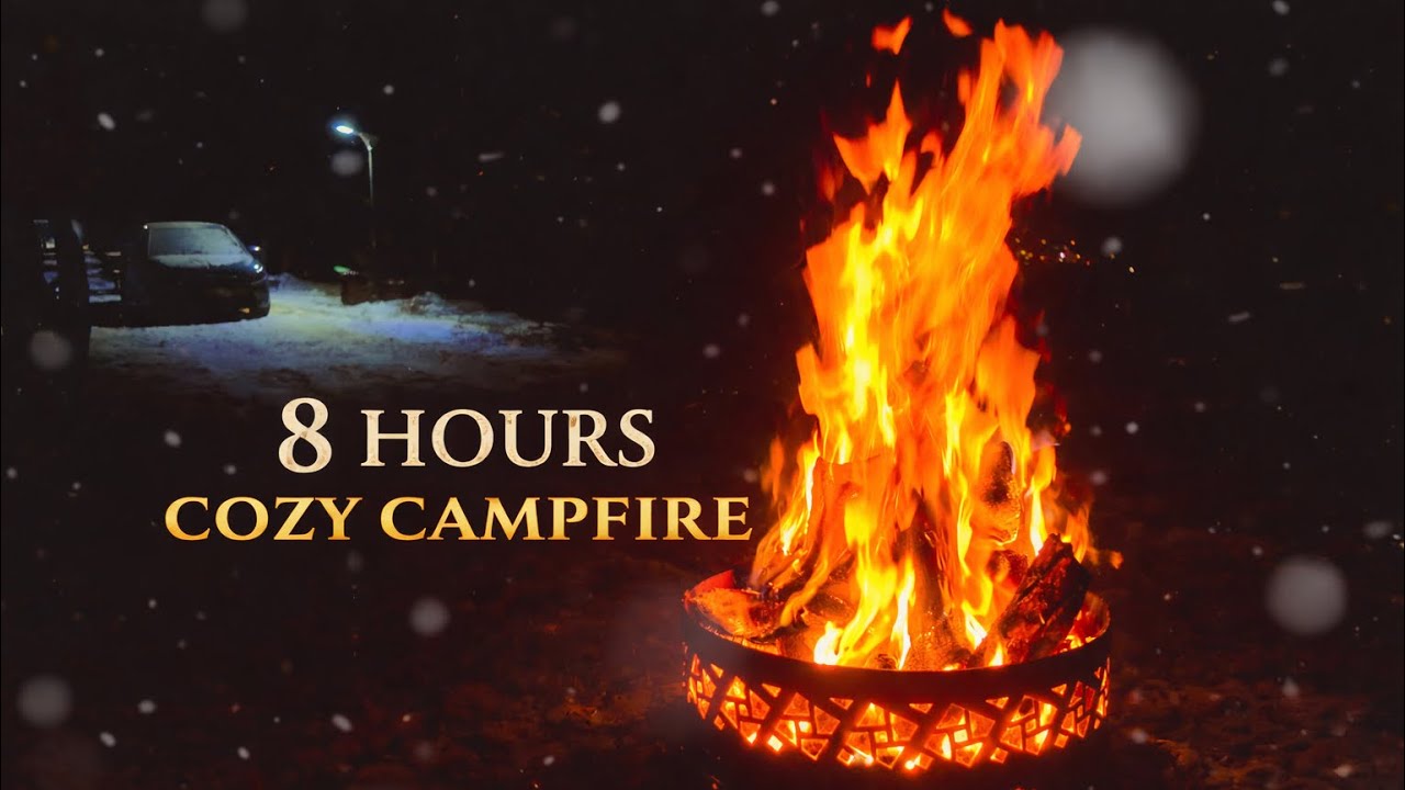 Campfire 🔥 8 Hours Campfire Sounds 🔥 Deep Sleep & Relaxing Fire ASMR