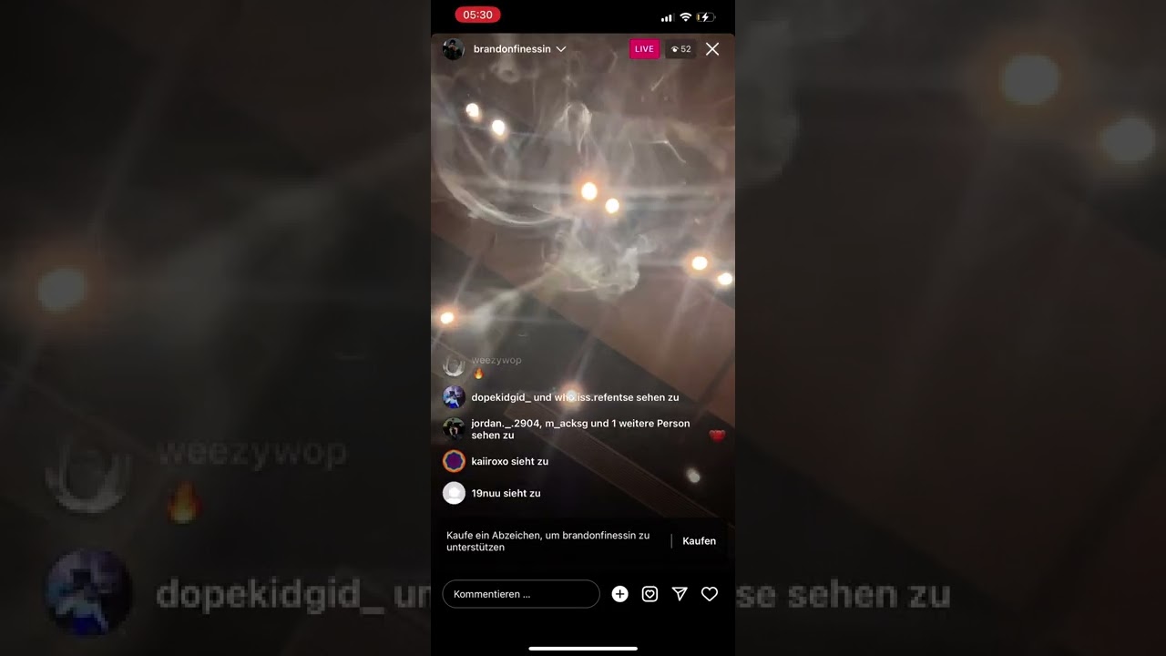 BRANDON FINESSIN ON IG LIVE 🤪🌟