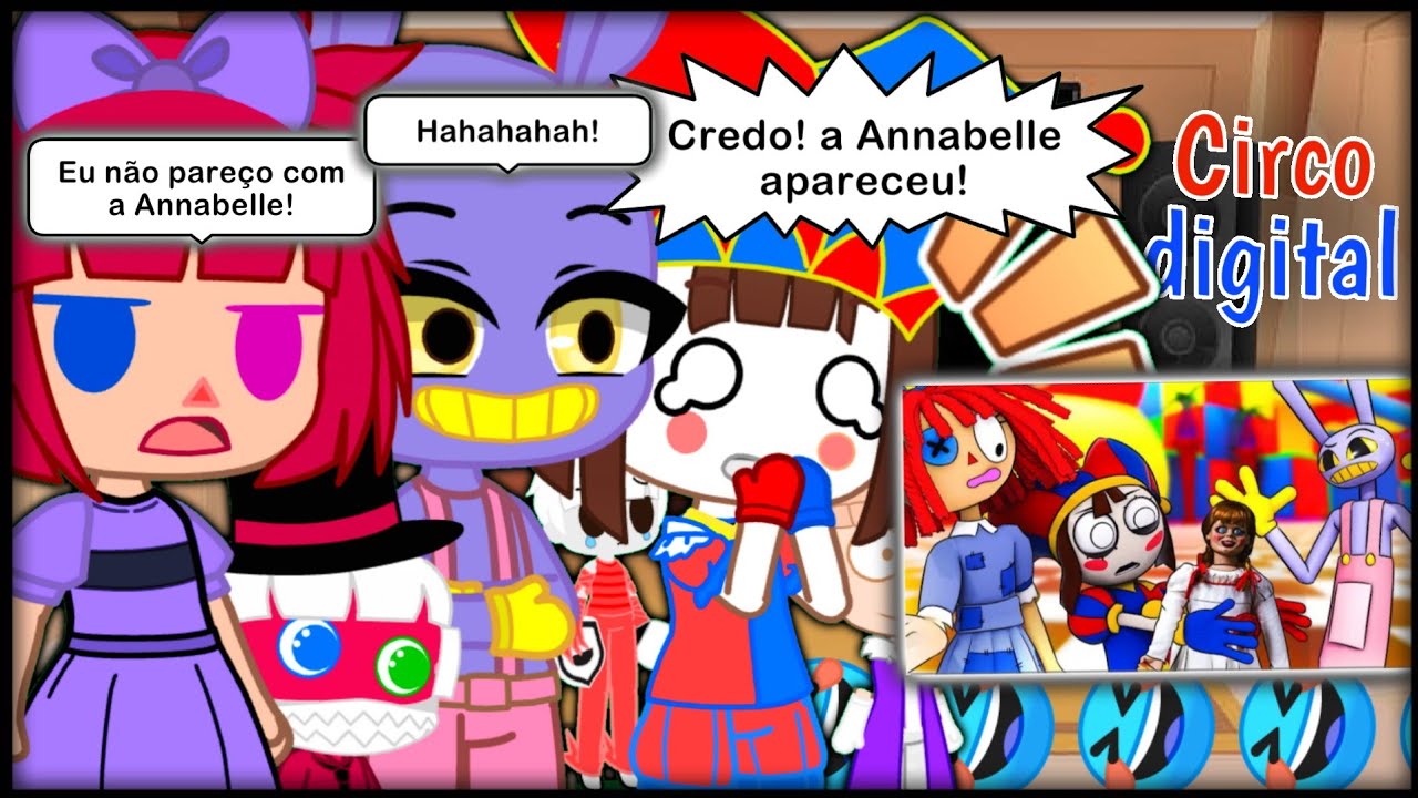 The Amazing Digital Circus React Ragatha, Jax e Pomni RESPONDEM PERGUNTAS no The Amazing...VR