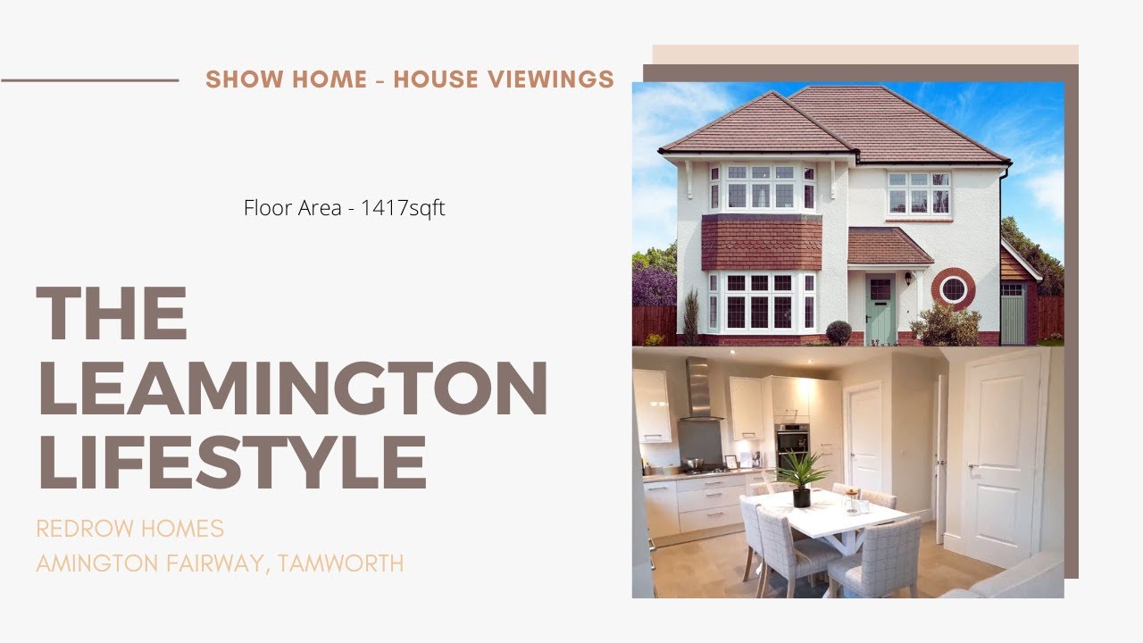 New Build | Show Home Tours | The Leamington Lifestyle | Redrow Homes | Amington Fairway, Tamworth