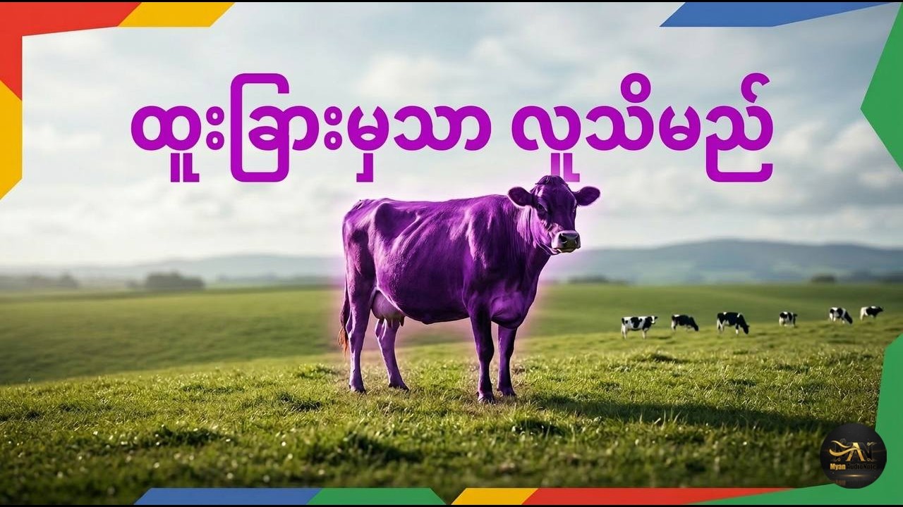 Purple Cow - ဆန်းသစ်သော ဈေးကွက်ရှာဖွေရေး နည်းဗျူဟာ 💜
