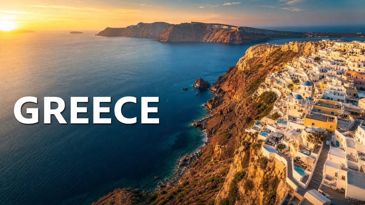 Greece from Above: Aegean Islands & Coastlines in 4K Drone
