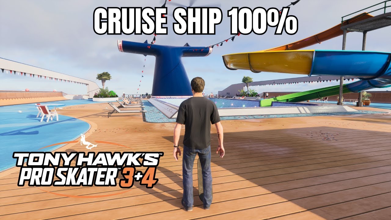 РУКОВОДСТВО НА 100%: КРУИЗНЫЙ КОРАБЛЬ | Tony Hawk’s Pro Skater 3+4
