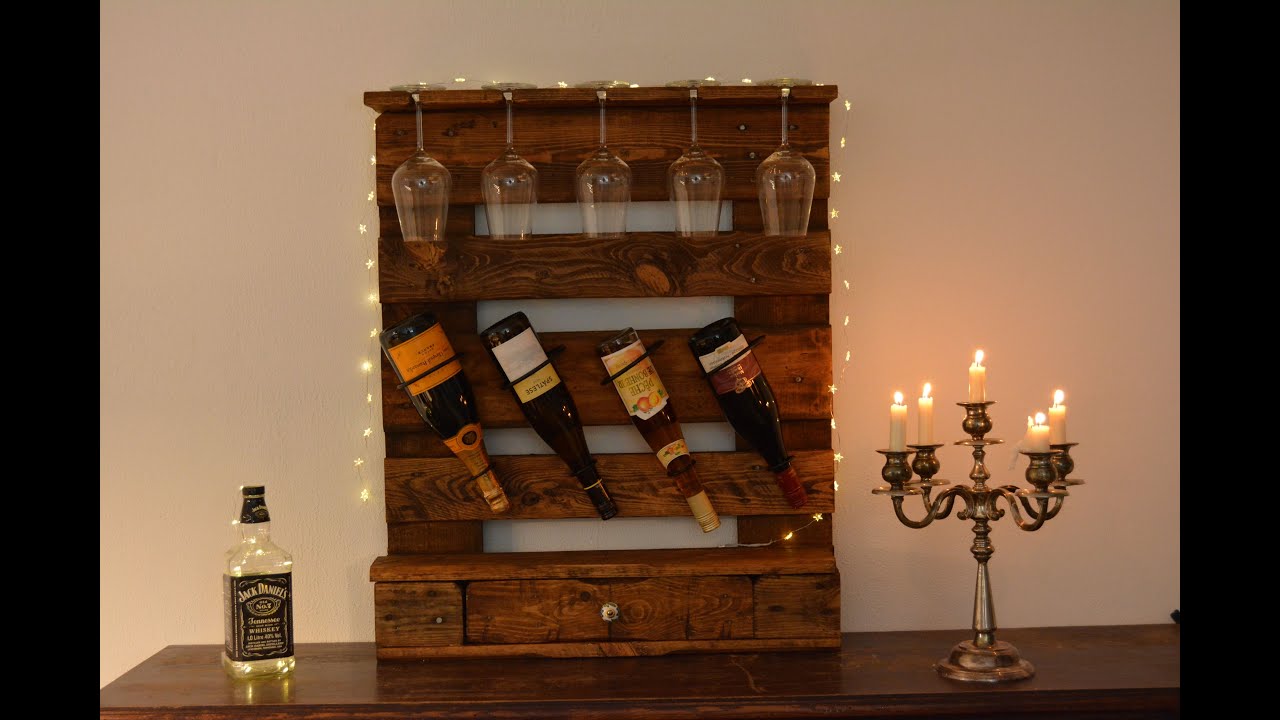 Das Weinregal aus einer Europalette Teil 1 DIY