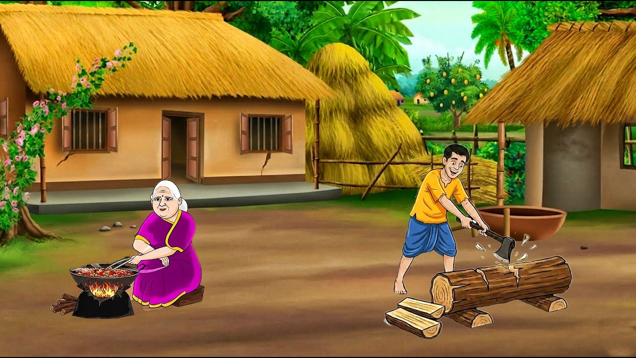 बूढ़ी माँ और उनकी किस्मती बेटा  |  Hindi Story | Hindi kahani | moral stories | cartoon story 