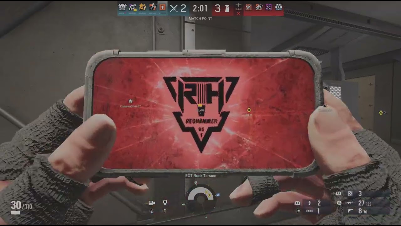 Top Fragging in Rainbow Six Siege as Thermite
