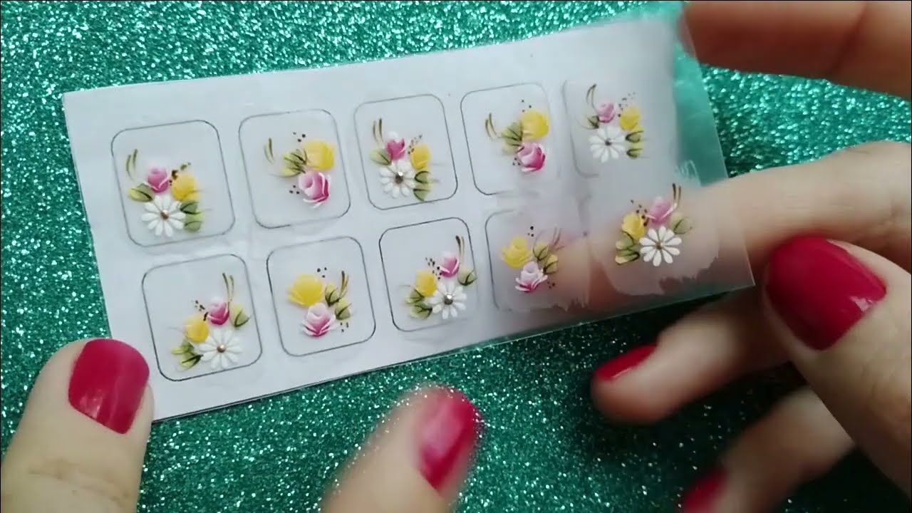 Faça Cartela Mista e Venda Rápido;Adesivos Artesanais Para Unhas
