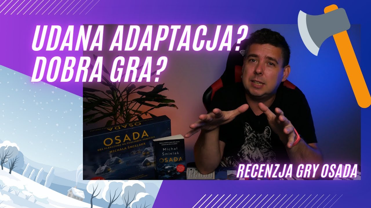 Osada. Gra planszowa na podstawie powieści Michała Śmielaka - Recenzja!