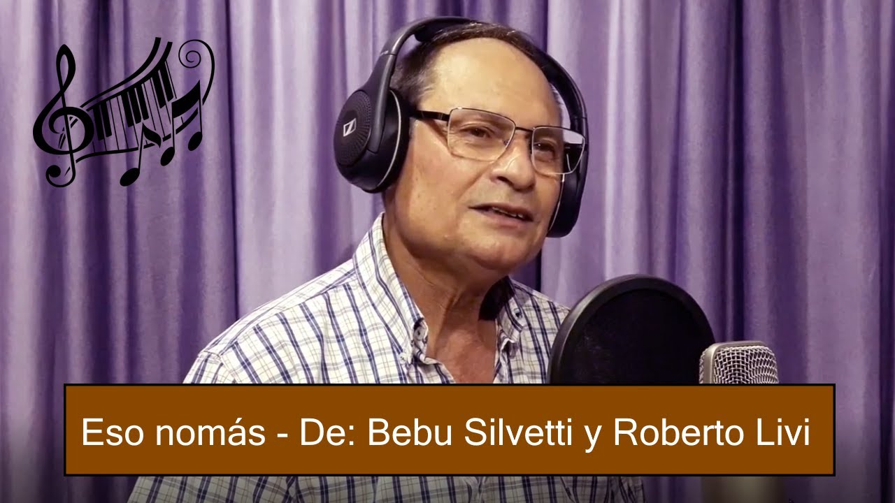 Eso nomás - Francisco Martino (Cover) - Bebu Silvetti y Roberto Livi - Karaoke
