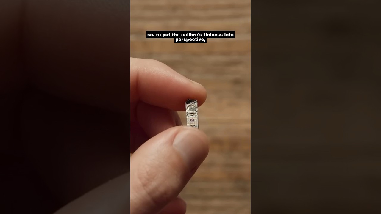 World's Tiniest Watch Movement Unveiled!