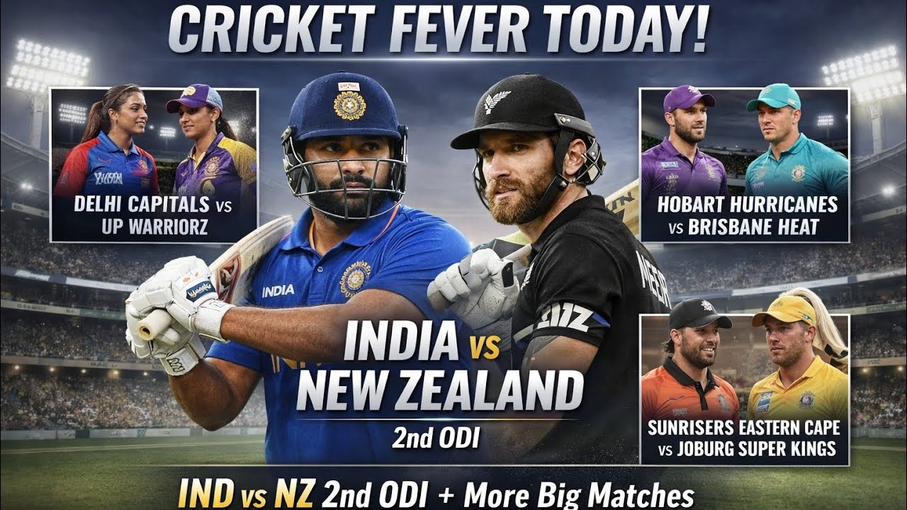 India vs New 2nd odi stats ,record,winner|Upw vs DCw|HH vs BH BBL| Sunrisers Eastern Cape vs JSK