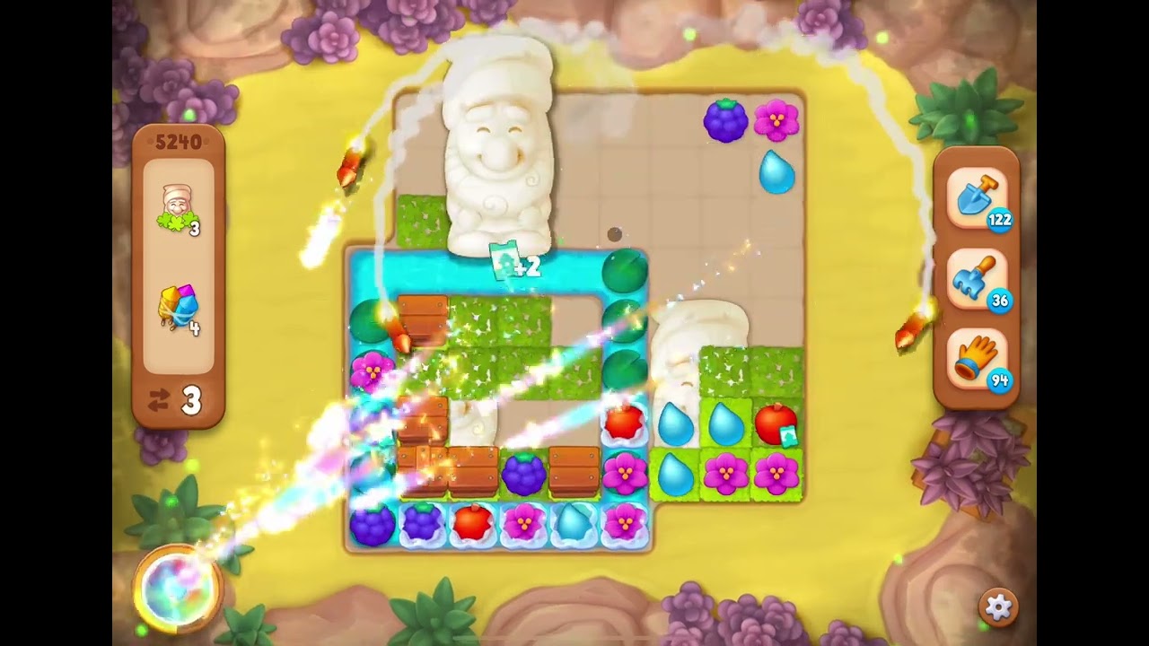 GardenScapes Level 5240 no boosters
