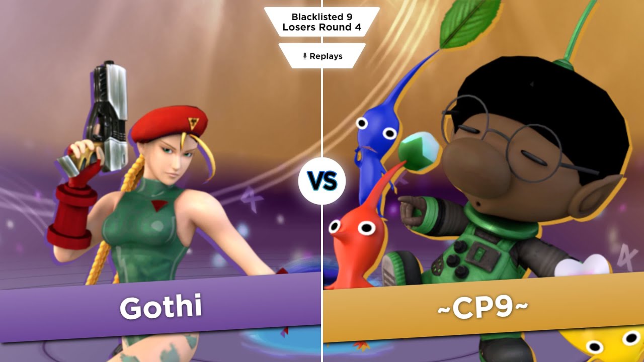 Blacklisted 9 LR4 - Gothi (Zero Suit Samus) vs ~CP9~ (Olimar)