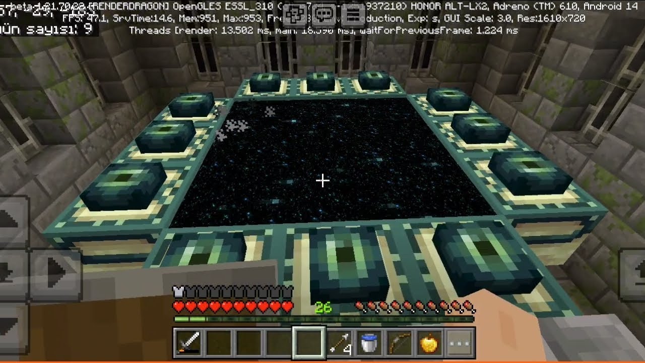 Minecraft 1 bölüm ende hazırlık ende gittim
