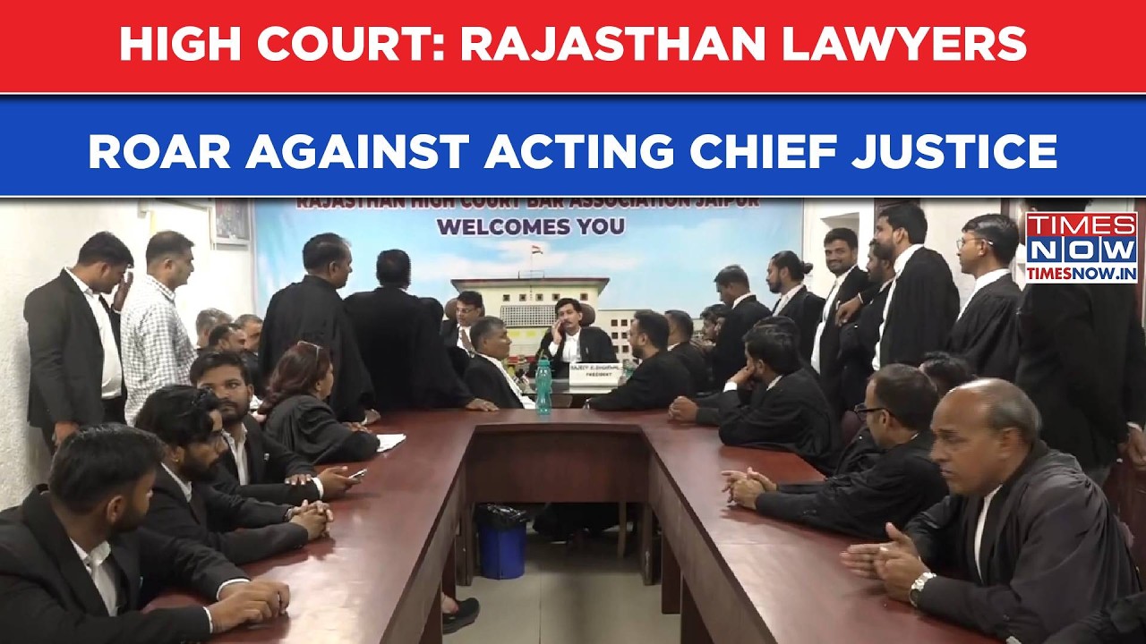 High Court: Acting Chief Justice Vs Lawyers In Rajasthan| Anger Erupts Against Judge Sanjeev Sharma