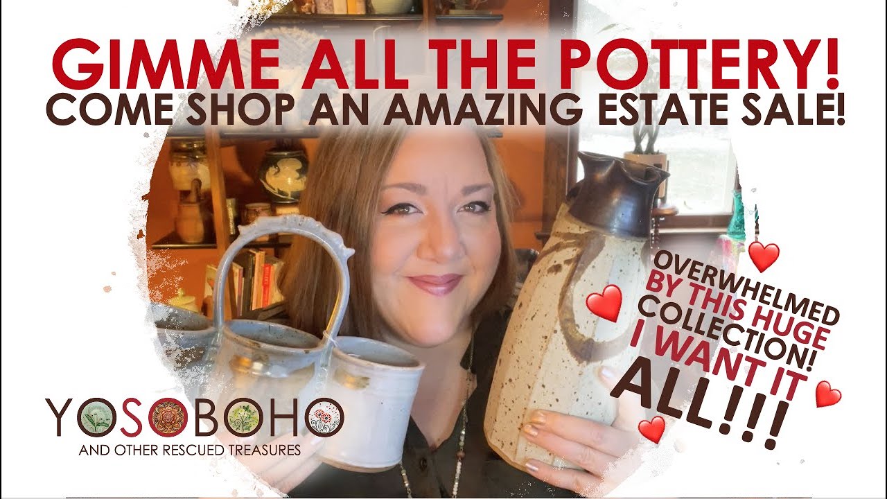 Am I dreaming!?! 😲 EPIC POTTERY ESTATE SALE! 🤯 You won't believe this collection!