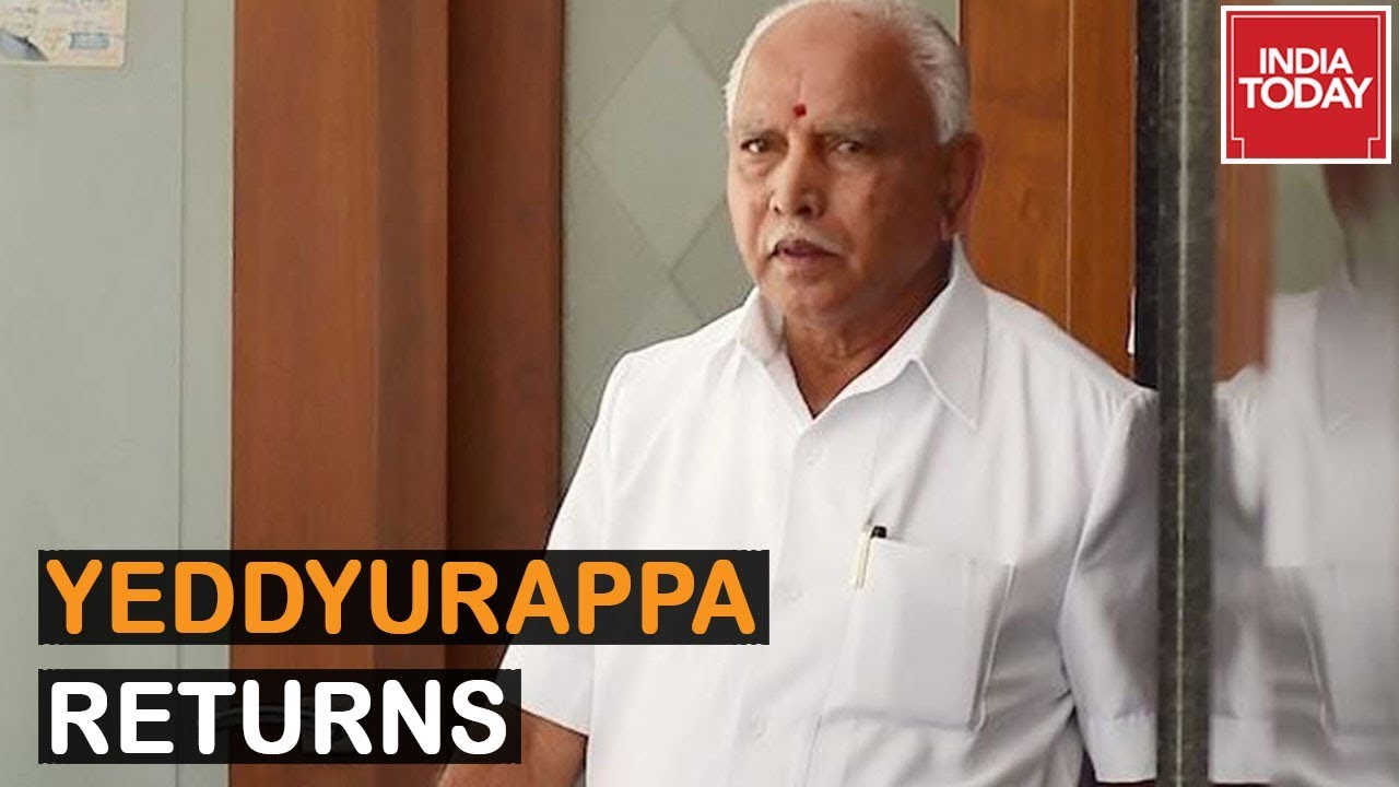 B.S Yeddyurappa To Sworn In As Karnataka CM After Coalition Collapse