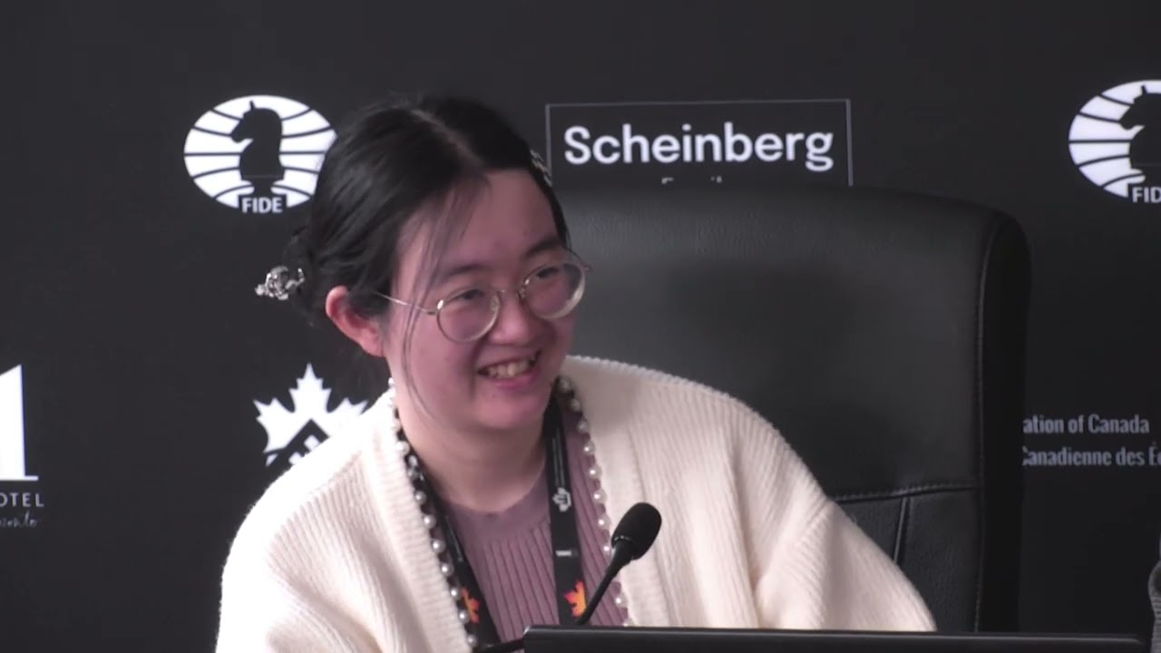 Press Conference with Tan Zhongyi  | Winner of the Women's FIDE Candidates