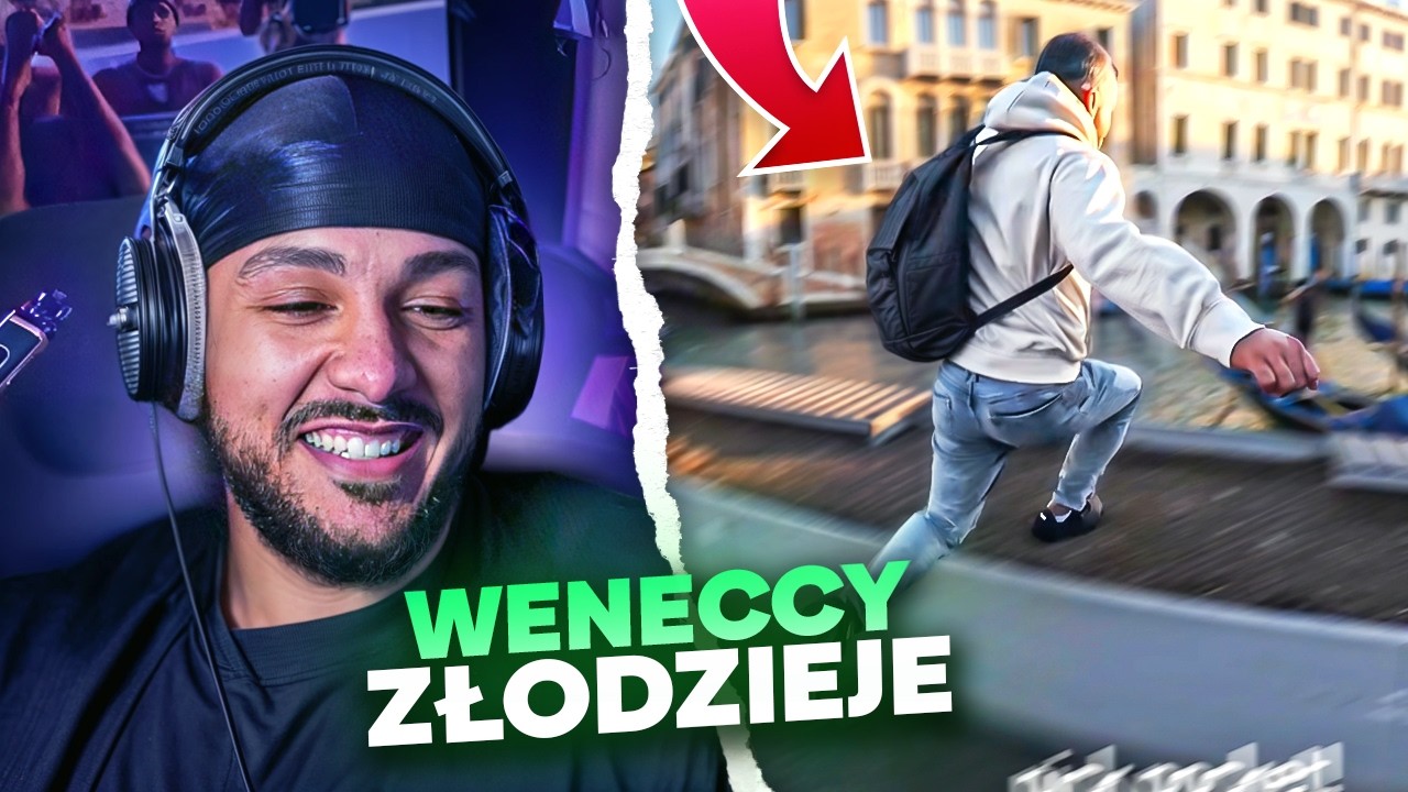 MERGHANI POLUJE na KIESZONKOWC&Oacute;W w WENECJI z EKIPĄ!