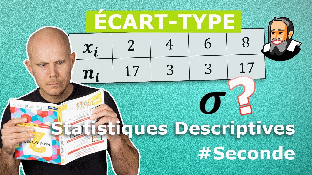 ÉCART-TYPE d'une série statistique - Exercice Corrigé - Seconde