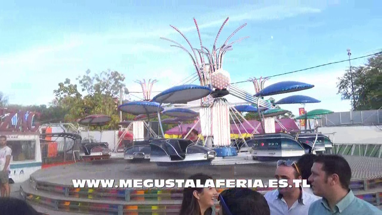 La Atracción Zig Zag en la Feria de San Miguel de Zafra 2.017