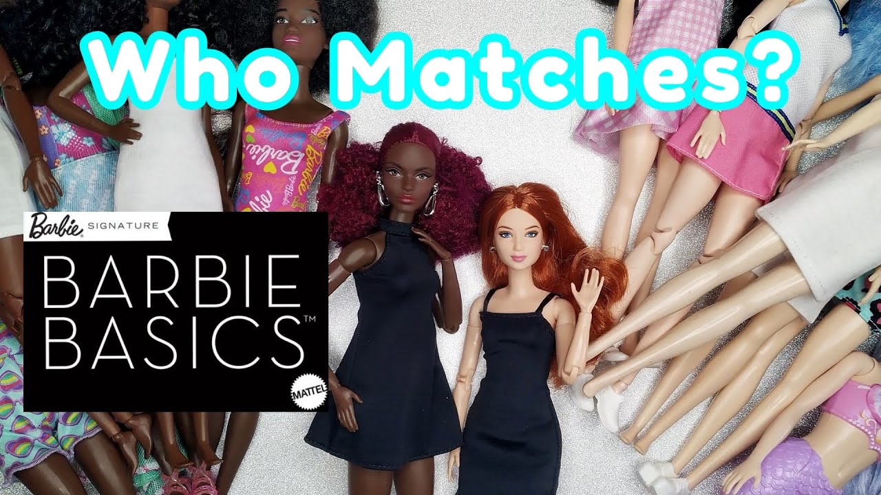 Barbie Basics 3 & 4 Unboxing and Skin Tone Matching