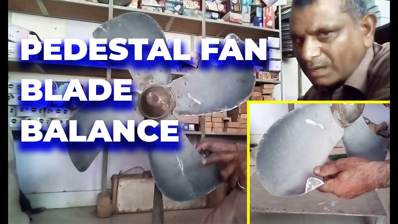 How to balance pedestal fan blades | pedestal fan blade adjust or balance | pedestal fan blade