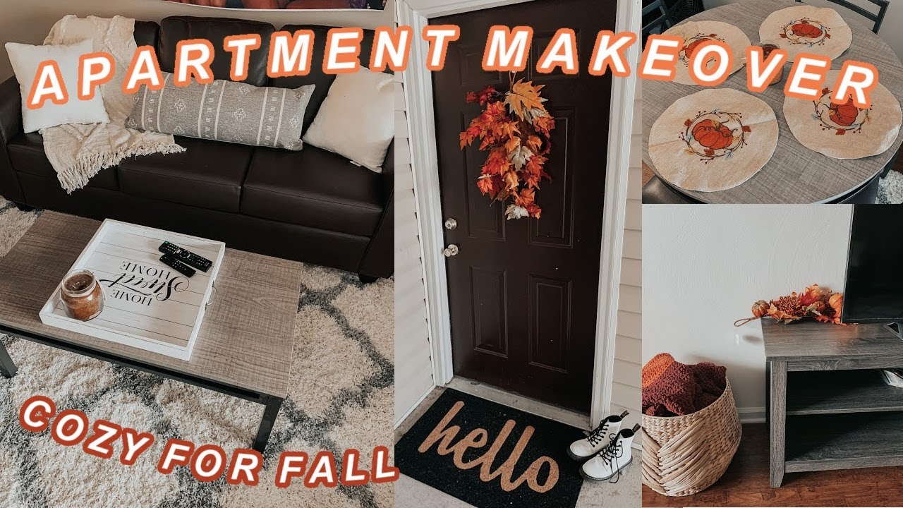 EXTREME COLLEGE APARTMENT MAKEOVER (fall & cozy) ft. Home Depot