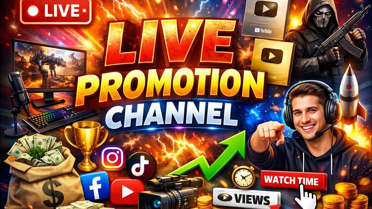 🔴 LIVE Promotion | 1K Subscribers Fast 🚀#youtubegrow #channelgrowth #realsubscribers