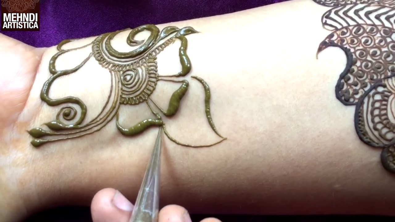 Stylish Arabian Henna Mehandi Design | Cute Artistic Mehndi By MehndiArtistica | मेहँदी लगाना सीखे