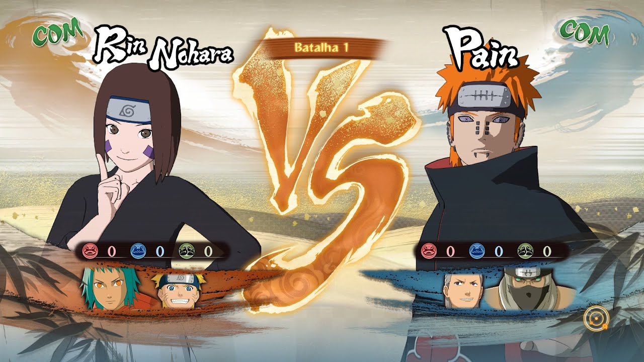 Rin, Fuu e Naruto Vs Pain, Hidan e Kakuzu - NARUTO STORM 4 NEXT GENERATIONS | Full HD