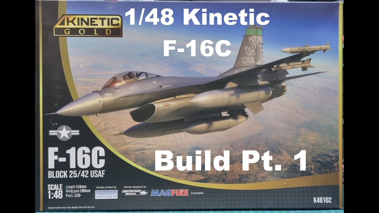 1/48 Kinetic F 16C Build Pt. 1