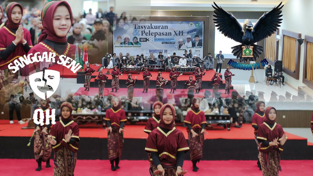 TARI KREASI ACARA TASYAKURAN & PELEPASAN KELAS XII - MA. QAMARUL HUDA BAGU 2025 (SANGGAR SENI QH)