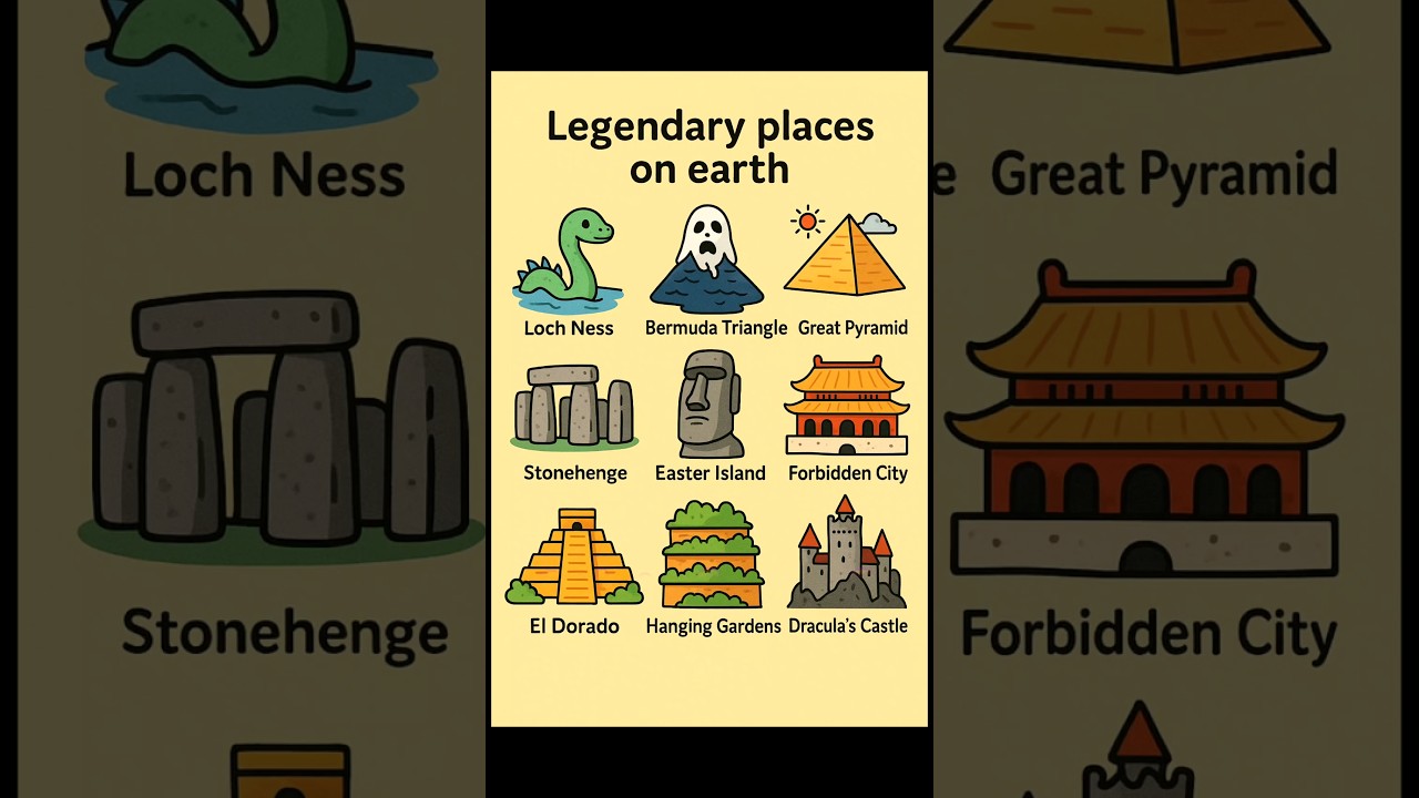 🌍 Legendary Places on Earth | Most Mysterious & Mythical Locations 🌄