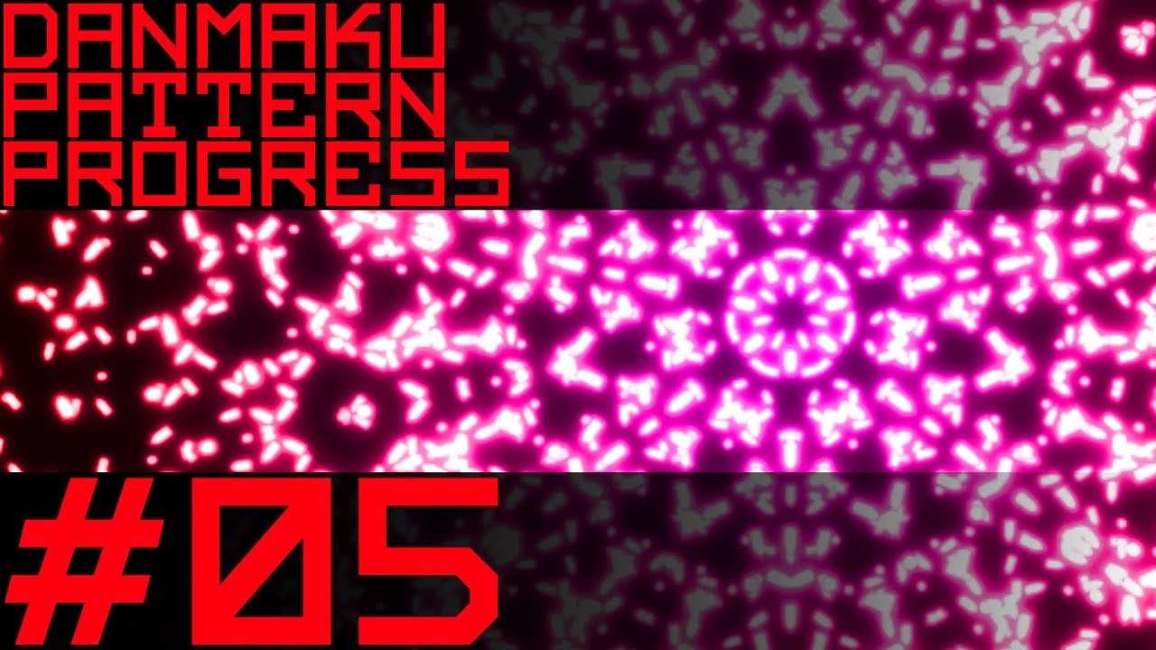 [Blender 3D] Danmaku Pattern Progress #05