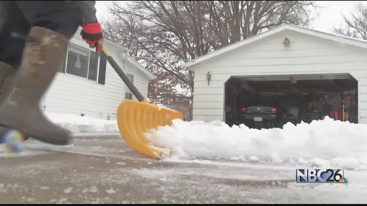 Snow clean up in Kaukauna