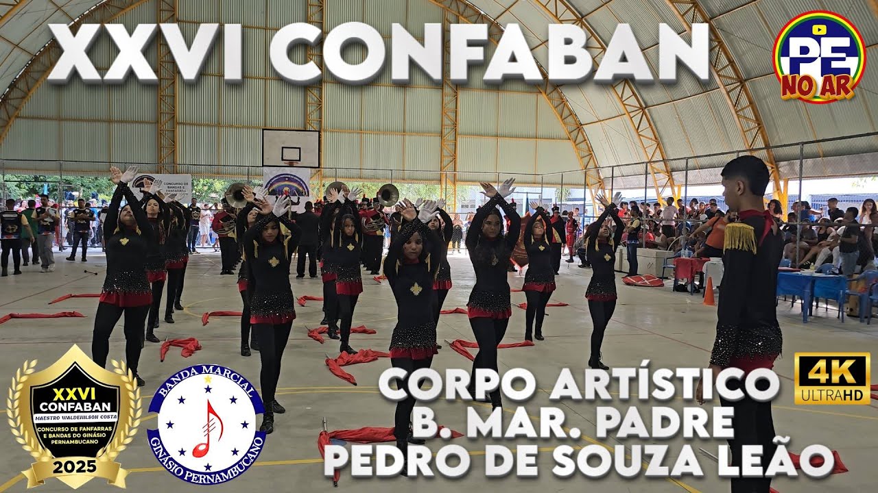 CONFABAN 2025 - CORPO ARTÍSTICO BANDA MAR. PADRE PEDRO  NO CONCURSO DE FANFARRAS E BANDAS DO GP