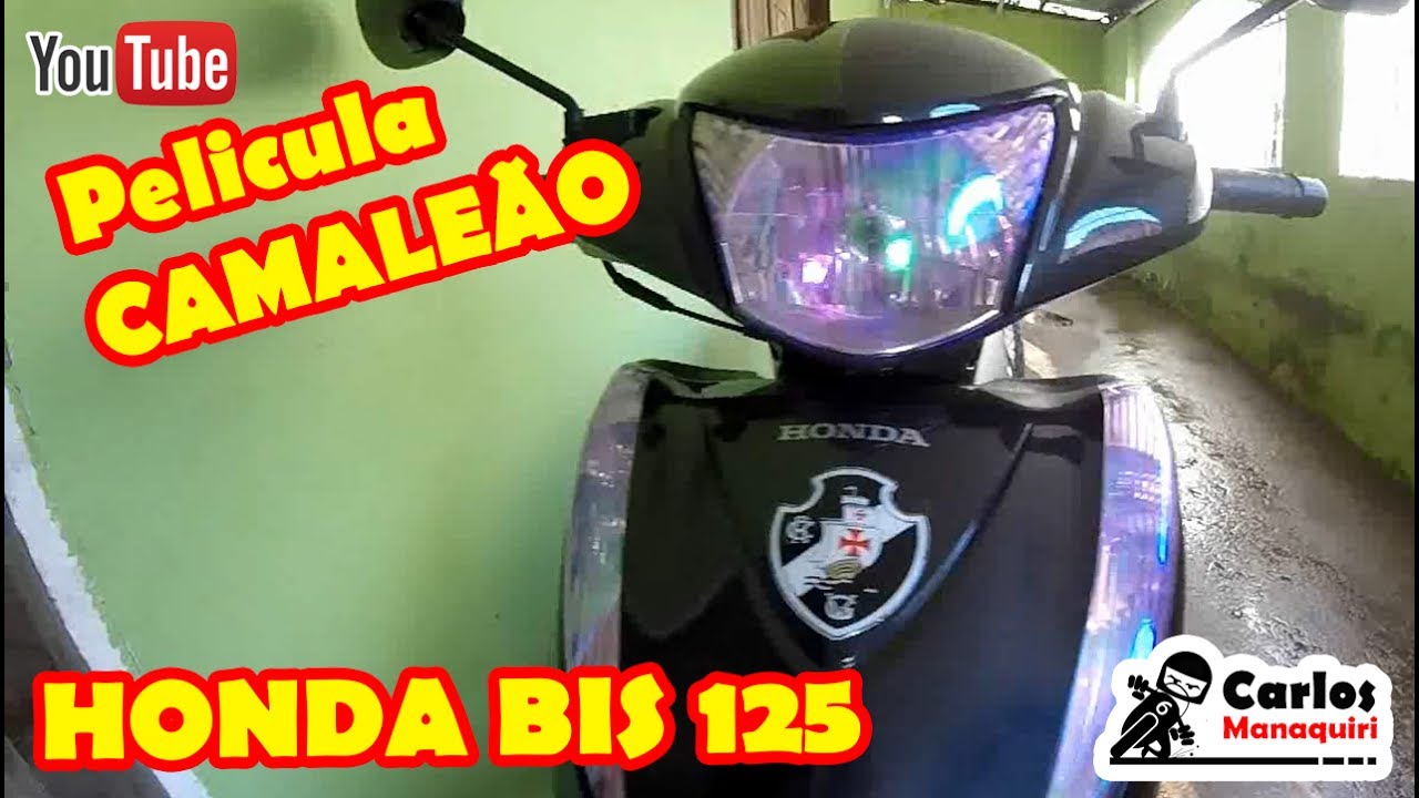 Pr&eacute;via - Honda BIS 125 com Pel&iacute;cula CAMALE&Atilde;O