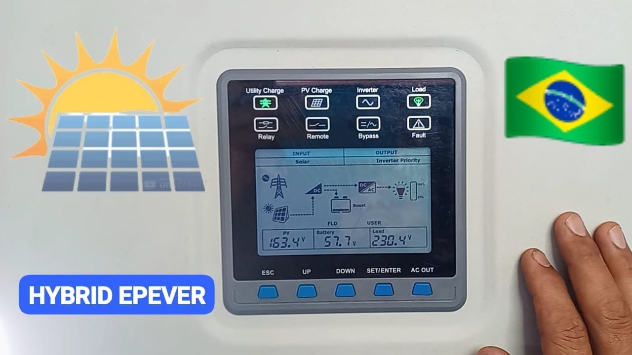 CONFIGURANDO INVERSOR HÍBRIDO EPEVER 48V