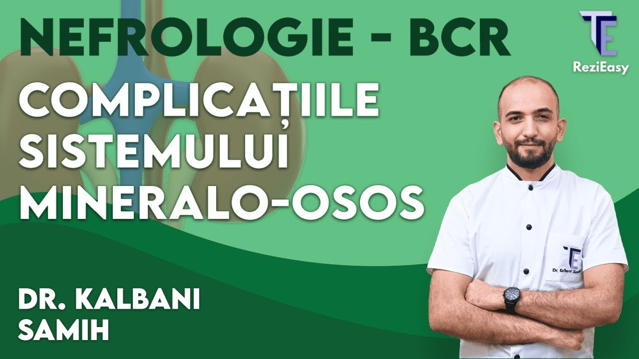 ReziEasy compendiu boala cronica de rinichi: Complicatiile sistemului mineralo-osos