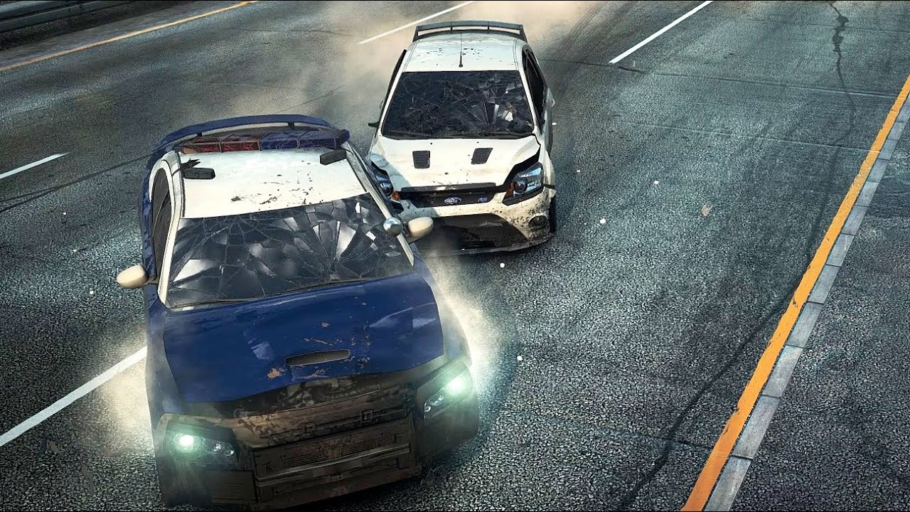 Ford Focus RS500 High-Speed Police Chase in Need for Speed Most Wanted