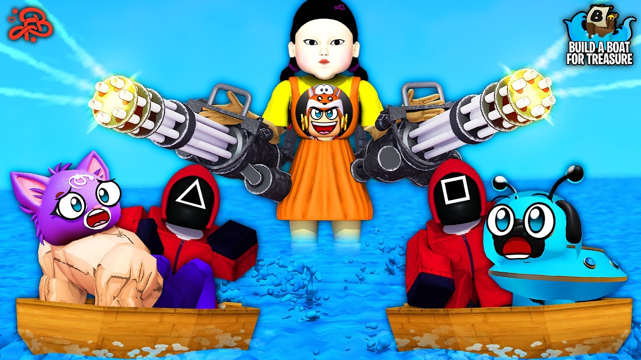 CONSTRUÍ O ROUND 6 NO BUILD A BOAT! (Roblox)