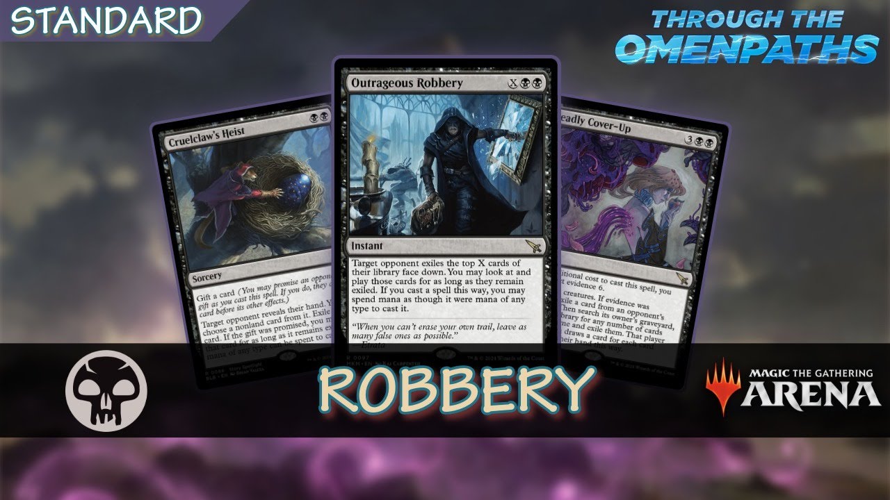 ⚫  Robbing wincons from your opponent | Standard MTG Arena SPM/OM1