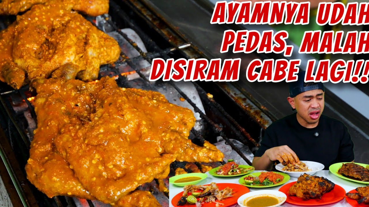 KEPEDESAN MAKAN 5 EKOR AYAM TALIWANG TERPEDAS DIDUNIA!!
