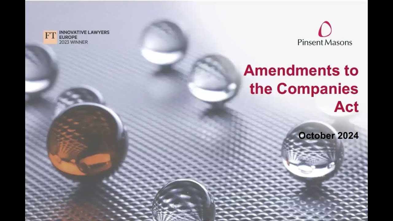 Amendments to the South African Companies Act: Key Insights