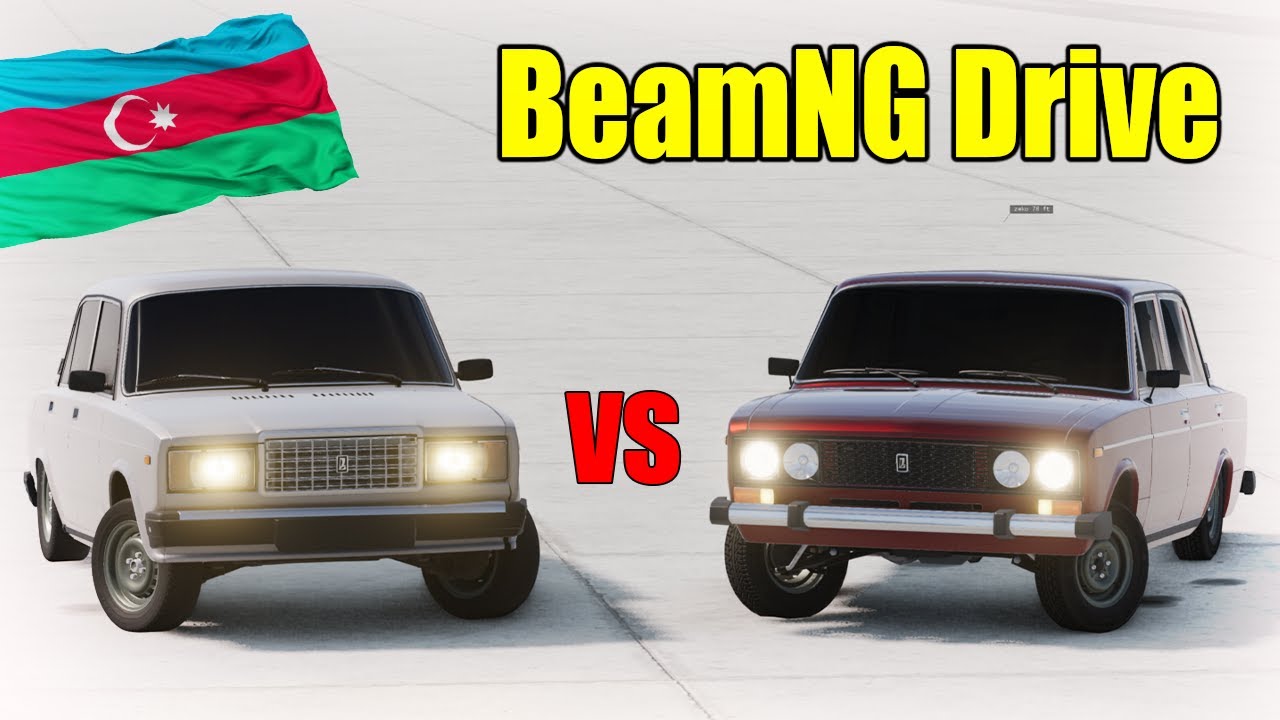 Lada Avtomobilerin Həddini Sınadıq və ŞOK OLDUQ! Lada Vaz 2106 vs 2107 [BeamNG Drive] Azerbaycanca