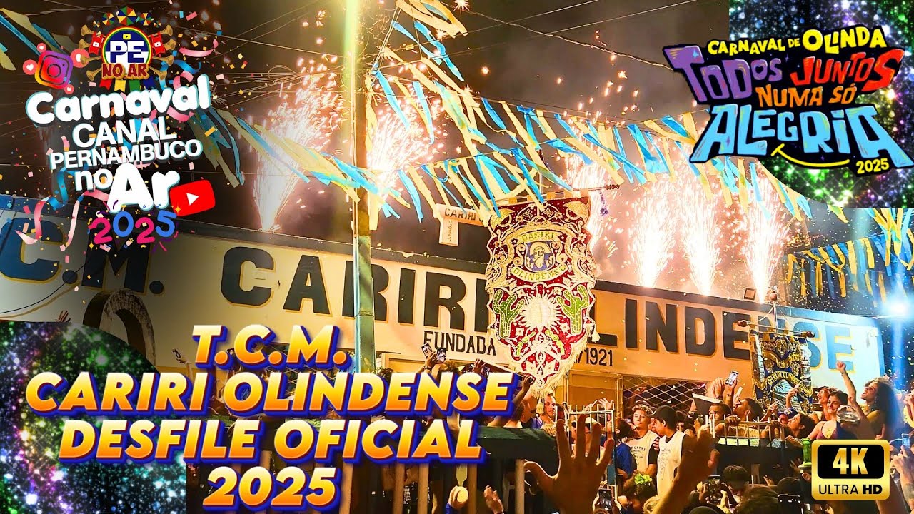 [CARNAVAL 2025] UMA MULTIDÃO ESPERANDO A SAÍDA DO CARIRI OLINDENSE NA MADRUGADA DO DIA 02/03/2025