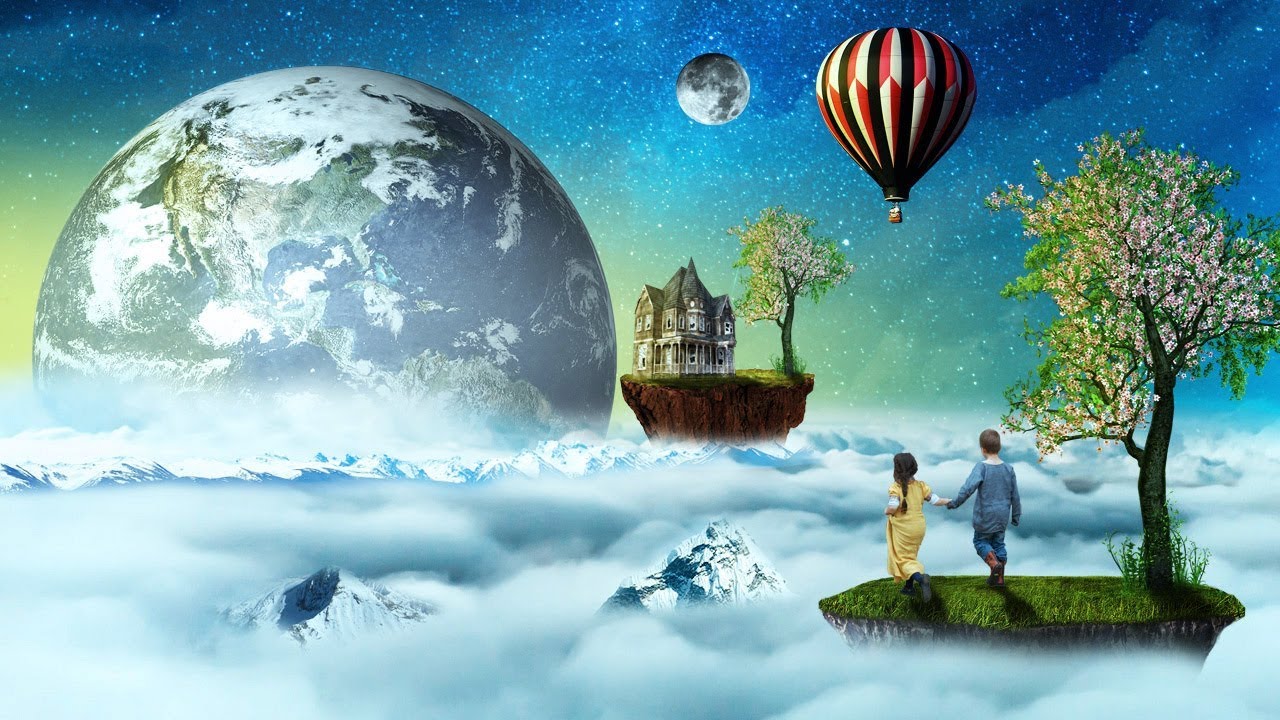 Photo Manipulation | Floating Island | Photoshop Tutorial