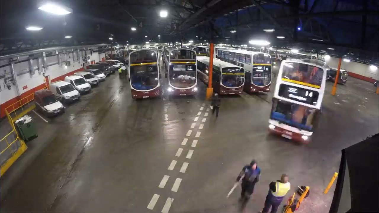 Central Garage Morning Rush Time Lapse