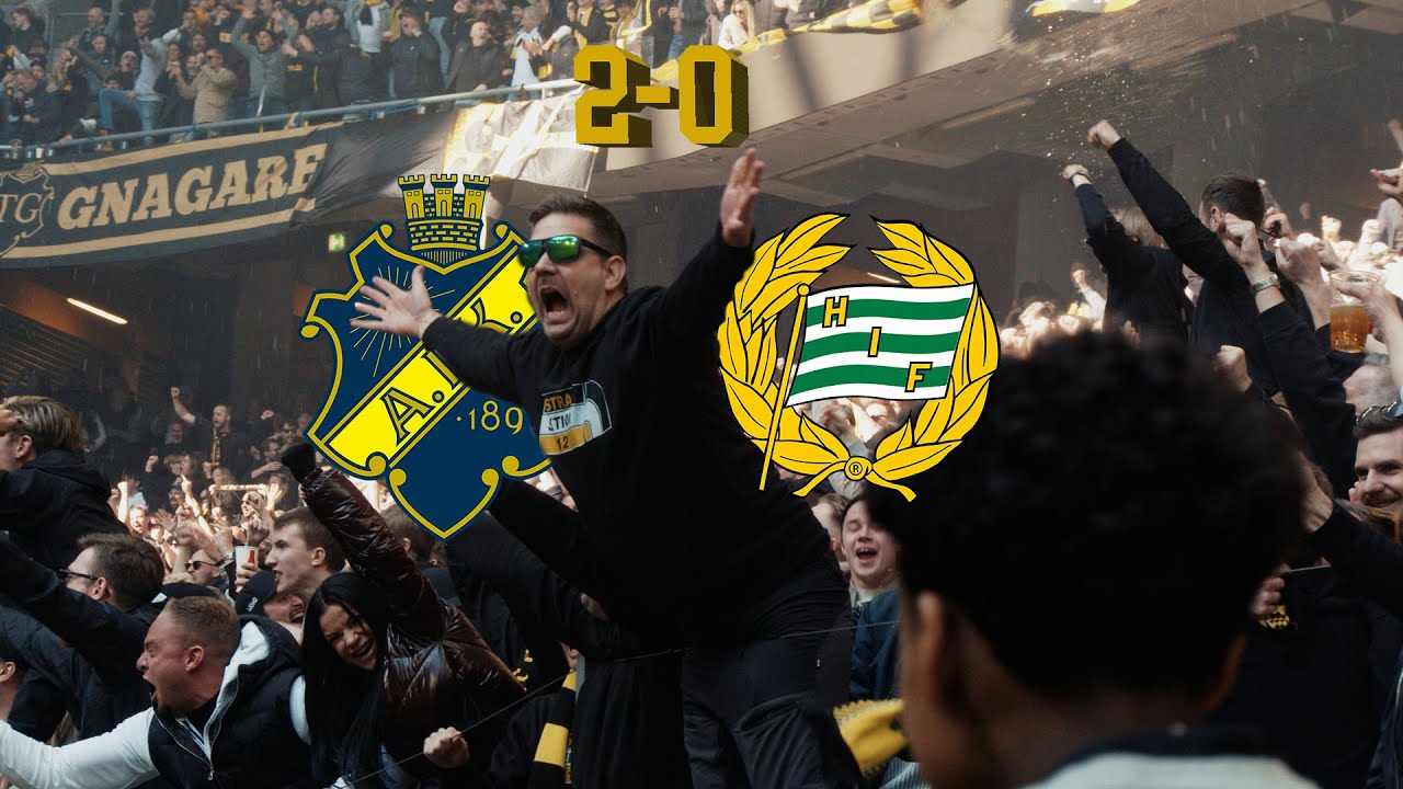 AIK - Hammarby IF 2-0 (2023.04.16) Derby, Tifo, Pyro